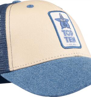 Шапка Trucker “Denim Look” синя – TOP TEN