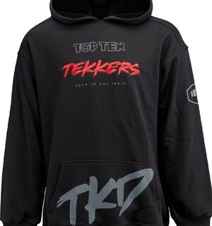 Суитшърт с качулка “TKD Tekkers” – TOP TEN