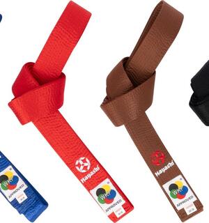 Колан за карате с WKF етикет – Hayashi